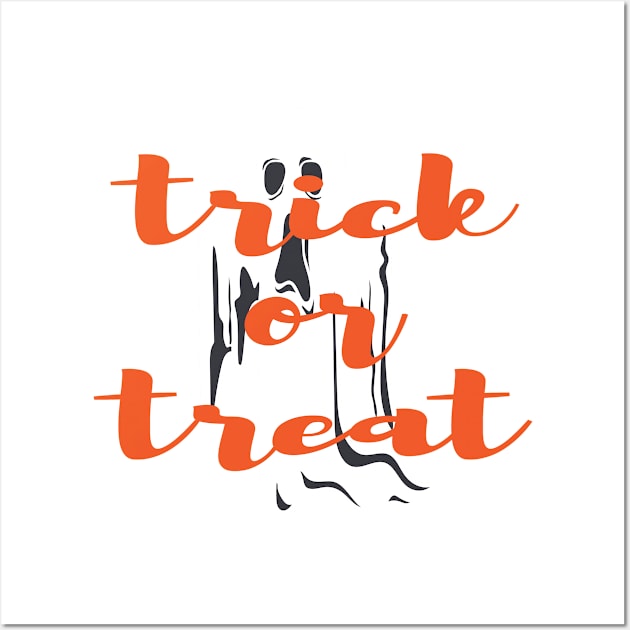 Trick Or Treat, Gift Idea For Halloween, For Kids Wall Art by StrompTees